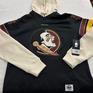 47 Black and Cream Men’s Florida State Hoodie